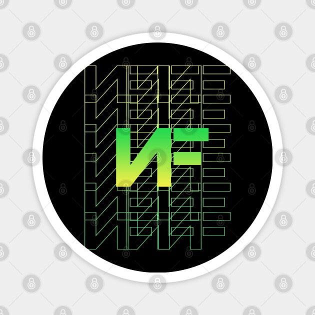 nf logo green Magnet by bambangbuta